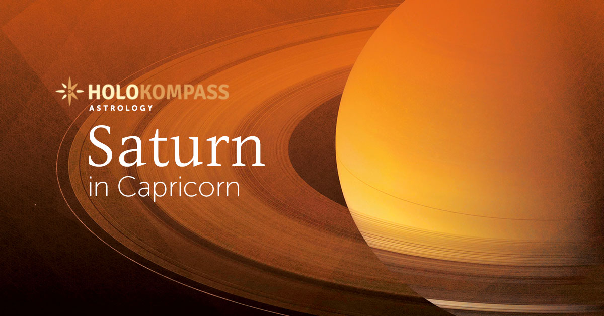 Saturn in Capricorn Robert Ohotto