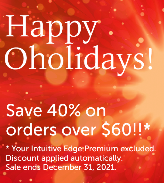 Happy Oholidays! Save 40% on orders over $60!