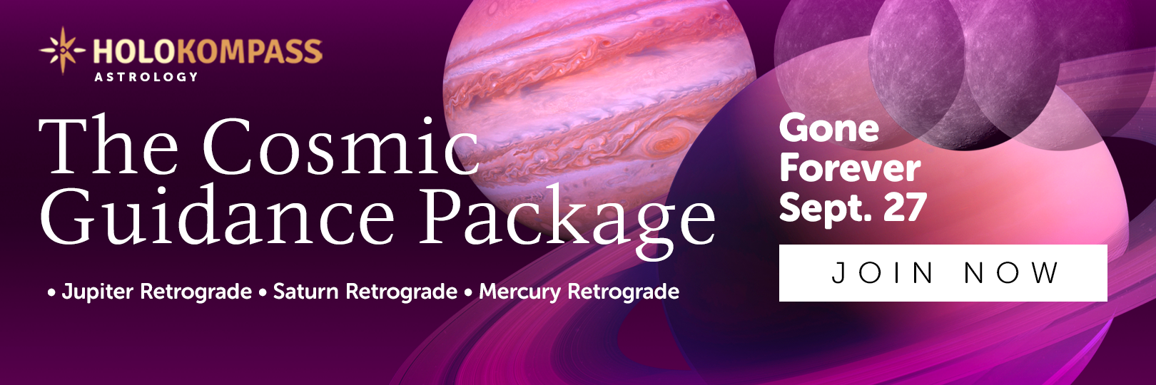 The Cosmic Guidance Package - Gone Forever Sept. 27! Join Now
